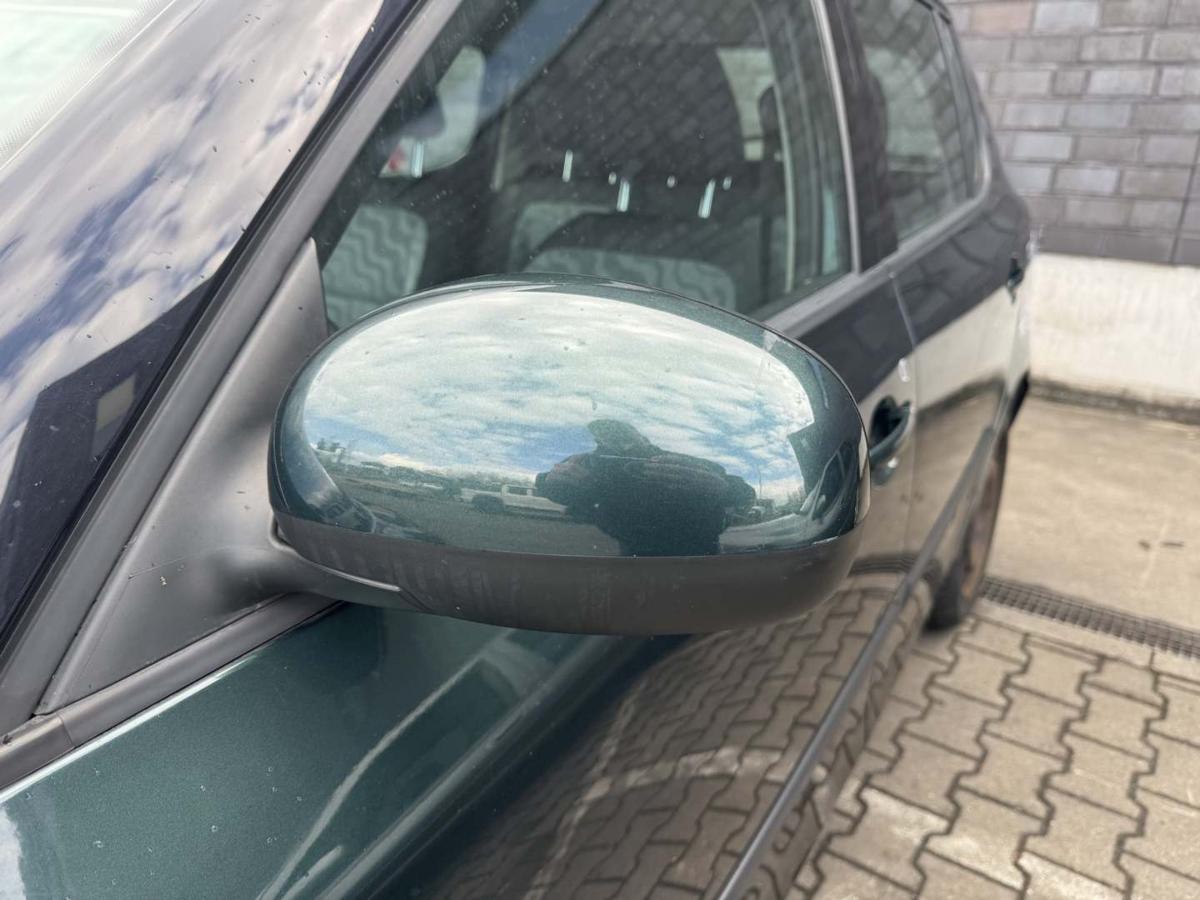 Skoda Fabia 2 original Au&szlig;enspiegel links elektrisch verstellbar LF6K Highland Gr&uuml;n Bj.2008